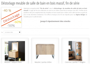 promotions meuble de salle de bain